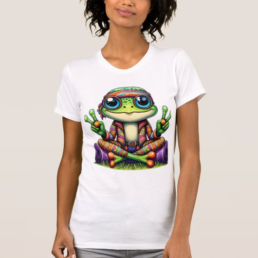 Funny Pop Frog T-shirt (Voorkant)