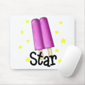 Funny Pop Star Girl Muismat (Met muis)