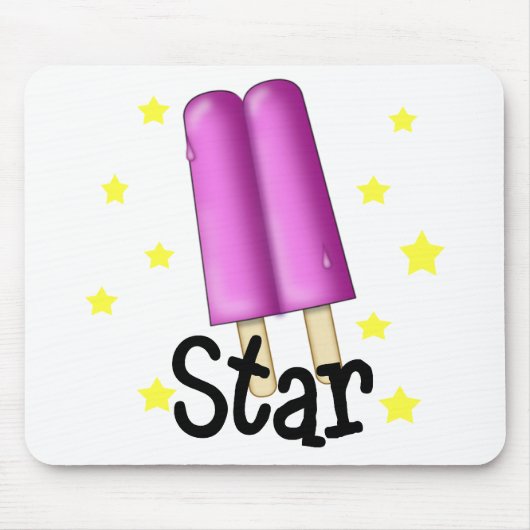 Funny Pop Star Girl Muismat (Voorkant)