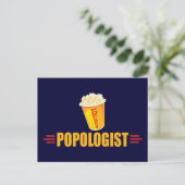 Funny Popcorn Briefkaart (Staand voorkant)