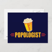 Funny Popcorn Briefkaart (Voorkant / Achterkant)