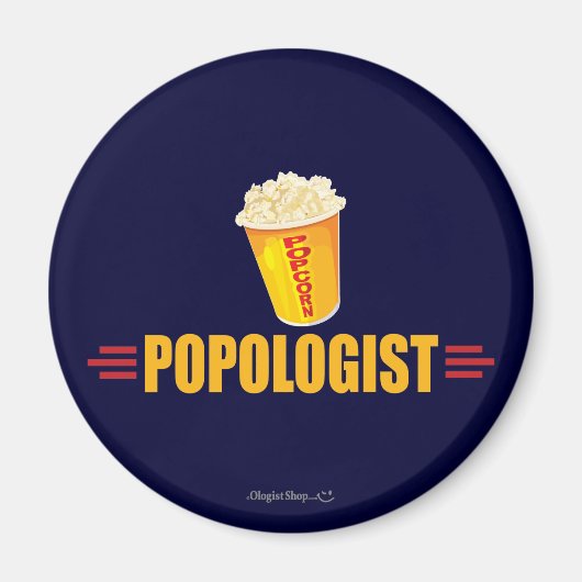 Funny Popcorn Magneet (Voorkant)