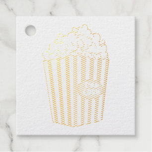 Funny Popcorn, Popcorn Gifts, Movie Lover Bedankjes Labels