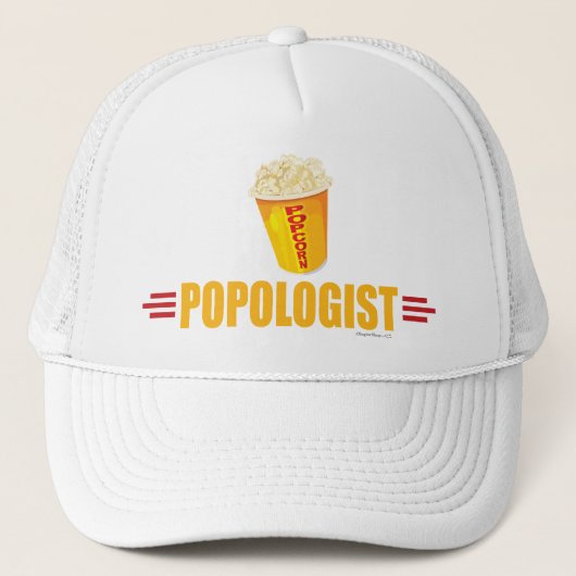 Funny Popcorn Trucker Pet (Voorkant)