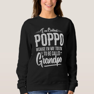 Funny Poppo Idea for Grandpa Mannen Father S Day P Trui