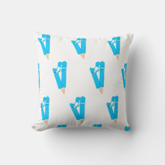 Funny Popsicle Pattern Illustration Kussen