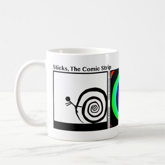 Funny Portal Stickman Mug - 032 (Gauche)