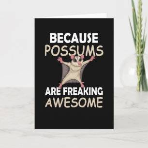 Funny Possum Gifts Opossum Lover Possum Whisperer Kaart