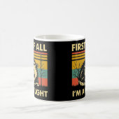 Funny Possum Quote - First of All I'm a Delight Ca Koffiemok (Center)