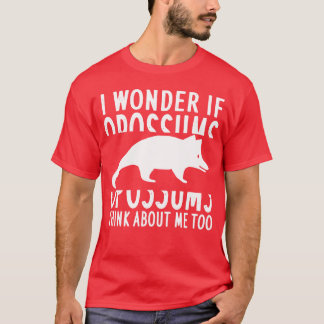 Funny Possum Saying Owner Garbage Food Fan family T-shirt