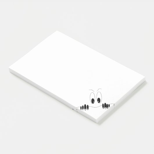 Funny Post het Notities met Curiosity Eyes Post-it® Notes (Schuin)