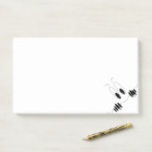 Funny Post het Notities met Curiosity Eyes Post-it® Notes (Op bureau)