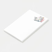 Funny Post het Opmerkingen met Baby Cat Post-it® Notes (Schuin)