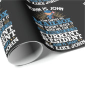 Funny Postman Postal Worker Cadeaupapier (Rol Hoek)