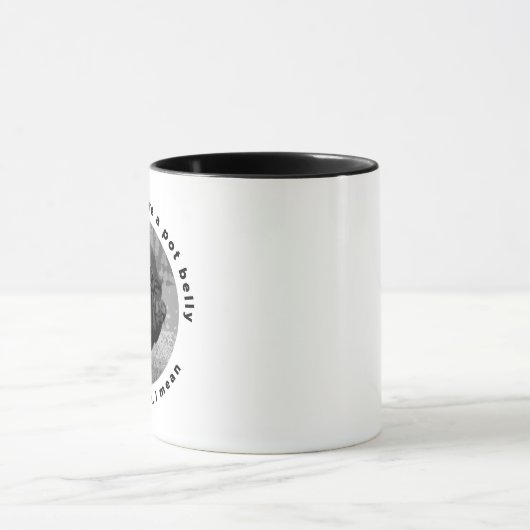 Funny pot-buikvarken mok (Midden)