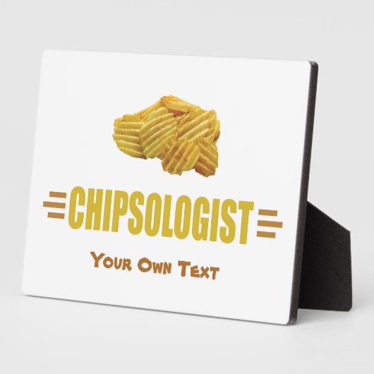Funny Potato Chip Lovers Fotoplaat (Zijkant)