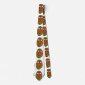 Funny Potato Cute Character met Blue Eyes Stropdas (Voorkant)