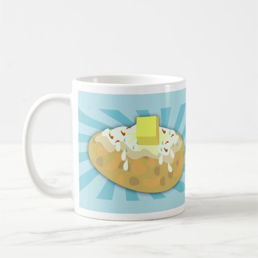 Funny Potato Lovers Design Koffiemok (Links)