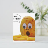 Funny Potato moeder Briefkaart (Staand voorkant)