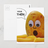 Funny Potato moeder Briefkaart (Voorkant / Achterkant)