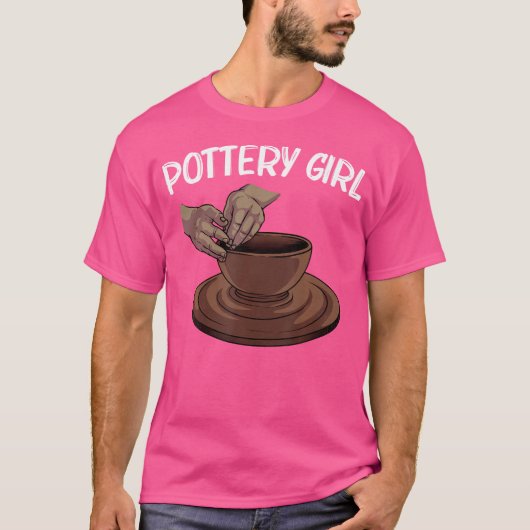 Funny Pottery voor Girls Kind Pot Ceramic Artistic T-shirt (Voorkant)
