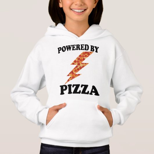 Funny Powered by Pizza Cool Pizza (Voorkant)