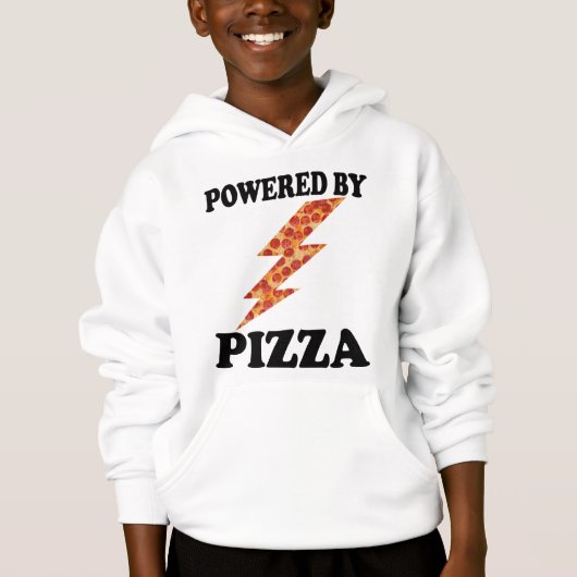 Funny Powered by Pizza Cool Pizza (Voorkant)