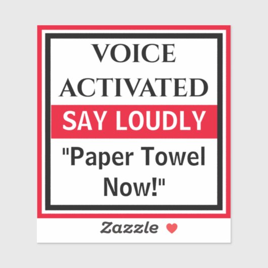 Funny Prank Practical Joke Custom Stickers (Vel)