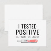 Funny Pregnancy Announcement Kaart voor Husband (Voorkant / Achterkant)