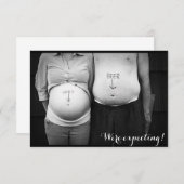 Funny Pregnancy Announge Aankondiging (Voorkant / Achterkant)
