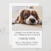 Funny Pregnancy Announge Aankondiging (Voorkant / Achterkant)