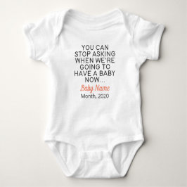 Funny Pregnancy Announge Romper
