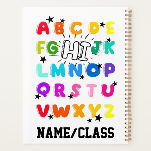 Funny PreK Kindergarten Hi Alphabet Back To School (Dos)