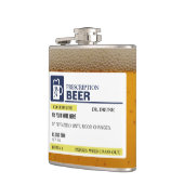 Funny Prescription Beer Heupfles (Links)