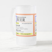 Funny Prescription Beer Mok (Voorkant links)