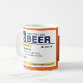 Funny Prescription Beer Mok (Voorkant links)