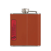 Funny Prescription Beverage Heupfles (Achterkant)