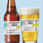 Funny Prescription Bière Avertissement Étiquette P<br><div class="desc">Cette conception peut être personnalisée dans la zone fournie en modifiant la photo et/ou le texte. Vous pouvez également le customiser en cliquant sur Personnaliser ce Modèle, puis en choisissant l'option cliquer pour customiser et supprimer ou modifier la couleur de l'arrière - plan, ajouter du texte, modifier la couleur ou...</div>