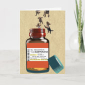 Funny Prescription Bottle of Puppies Verjaardag Kaart (Voorkant)