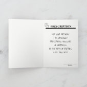 Funny Prescription Bottle of Puppies Verjaardag Kaart (Binnen)