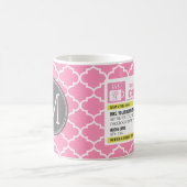 Funny Prescription Coffee Mok met Monogram (Center)