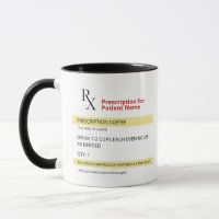 Funny Prescription Coffee Mok - Verpleegkundigen, 