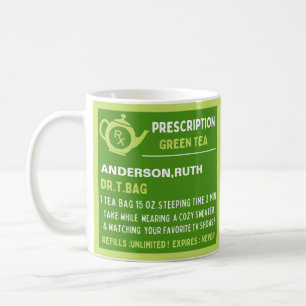 Funny Prescription Green Tea Koffiemok
