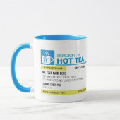 Funny Prescription Hot Tea - Light Blue Mok (Links)