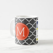 Funny Prescription Hot Tea met aangepast monogram Mok (Voorkant links)
