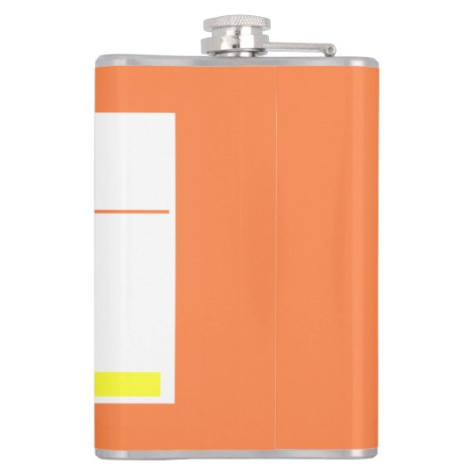 Funny Prescription Label 8 oz. Beverage Flask Heupfles (Achterkant)