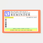 Funny Prescription Label Post-it® Notes (Voorkant)