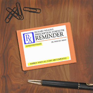 Funny Prescription Label Post-it® Notes