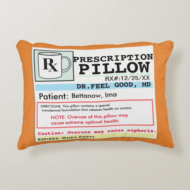Funny Prescription Pillow Decoratief Kussen (Voorkant)