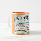 Funny Prescription RX Coffee Customizable Mug (Devant gauche)